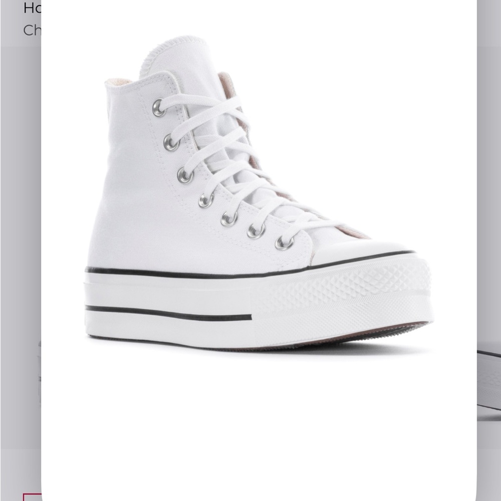 Converse White High Top Chuck Taylor All Star Sneakers